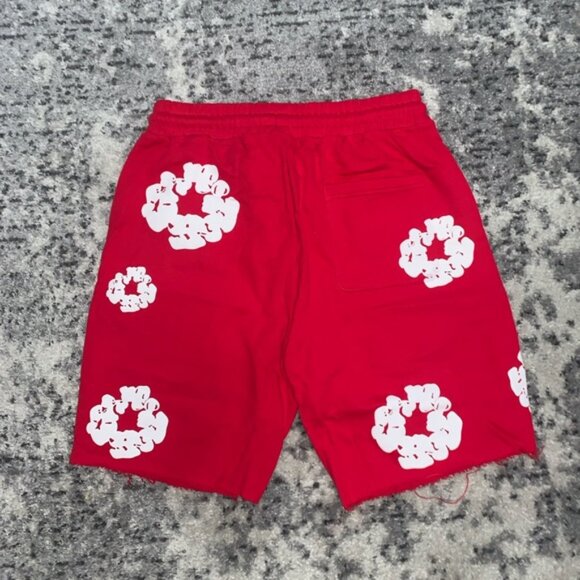 DENIM TEARS The Cotton Wreath Men’s Shorts Sizes Large, Medium, Small - Picture 2 of 2